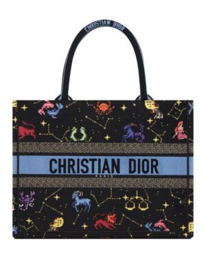 Christian Dior Medium Dior Book Tote Black