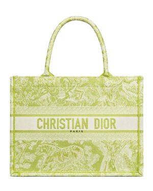 Christian Dior Small Dior Book Tote Green