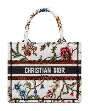 Christian Dior Small Dior Book Tote White