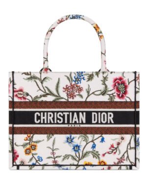 Christian Dior Medium Dior Book Tote White