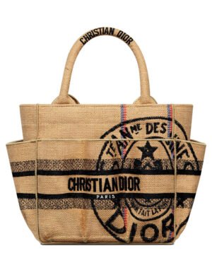 Christian Dior Small Catherine Tote Bag Apricot