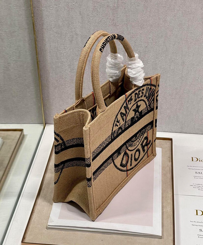 Christian Dior Small Book Tote Apricot - Image 6