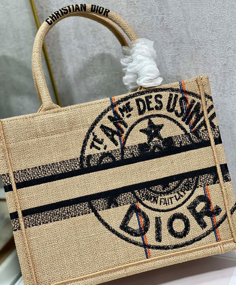Christian Dior Small Book Tote Apricot - Image 7