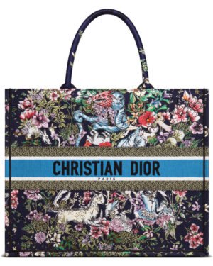 Christian Dior Large Dior Book Tote Black