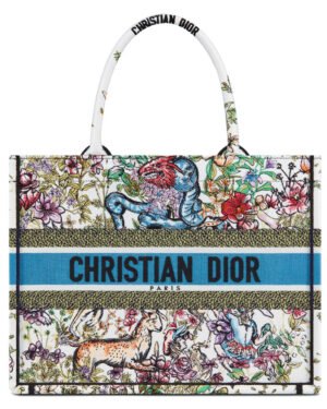 Christian Dior Medium Dior Book Tote White