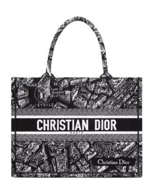 Christian Dior Medium Dior Book Tote Black