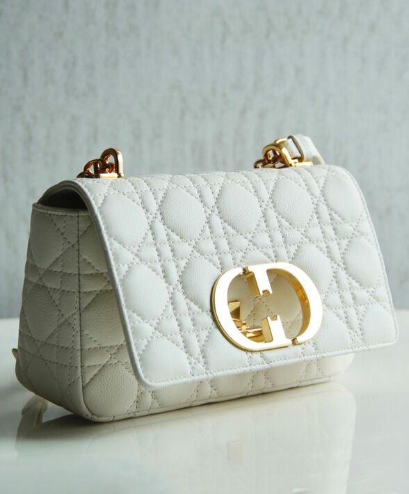 Christian Dior Small Dior Caro Bag White - Image 3