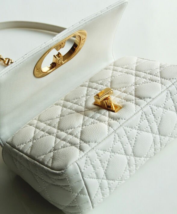 Christian Dior Small Dior Caro Bag White - Image 9