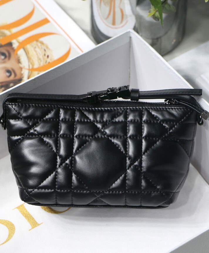 Christian Dior Small DiorTravel Nomad Pouch Black - Image 4