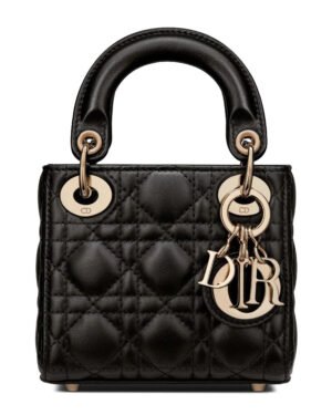 Christian Dior Micro Lady Dior Bag Black