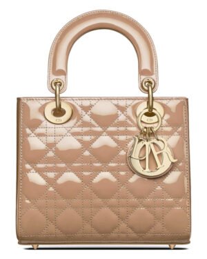 Christian Dior Small Lady Dior Bag Apricot