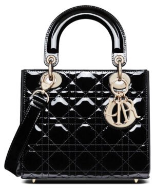 Christian Dior Small Lady Dior Bag Black