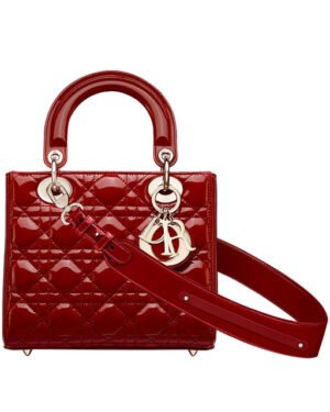 Christian Dior Small Lady Dior Bag Red