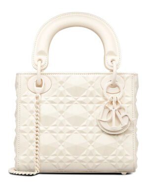 Christian Dior Mini Lady Dior Bag Cream