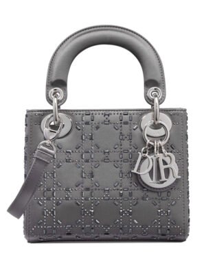 Christian Dior Mini Lady Dior Bag Gray