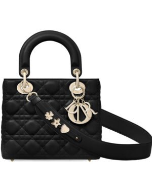 Christian Dior My ABCDior Lambskin Bag Black