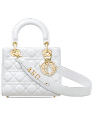 Christian Dior My ABCDior Lambskin Bag White