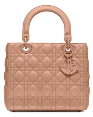 Christian Dior Lady Dior Ultra-Matte Bag Apricot