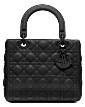 Christian Dior Lady Dior Ultra-Matte Bag Black