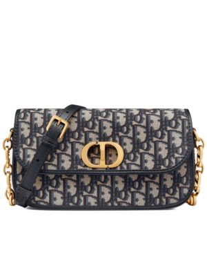 Christian Dior 30 Montaigne Avenue Bag Dark Blue