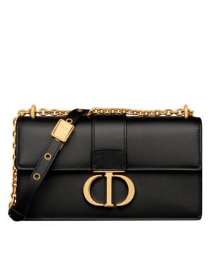 Christian Dior 30 Montaigne East-West Bag With Chain Black