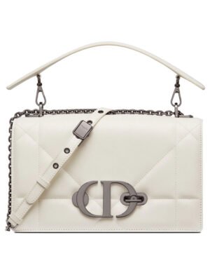 Christian Dior 30 Montaigne Chain Bag With Handle Cream