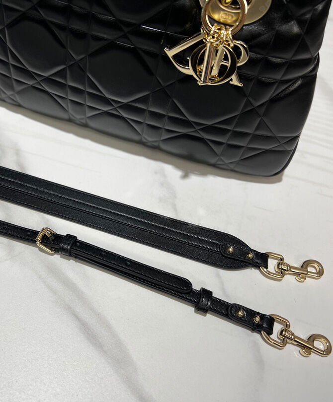 Christian Dior Medium Lady 95.22 Bag Black - Image 5