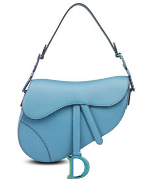 Christian Dior Saddle Bag Blue
