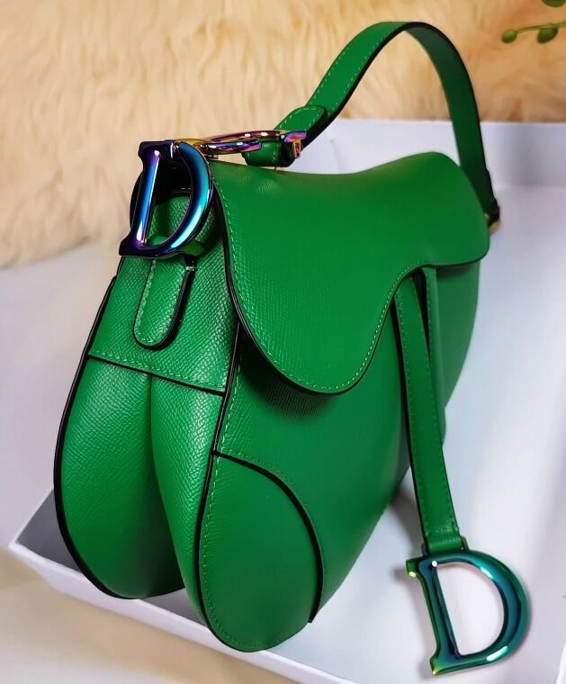Christian Dior Saddle Bag Green - Image 3