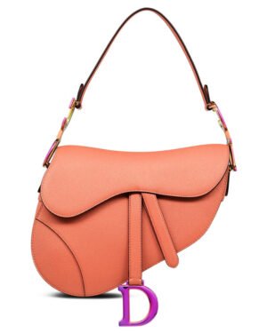 Christian Dior Saddle Bag Red