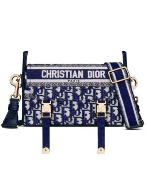 Christian Dior Small Diorcamp Bag Blue