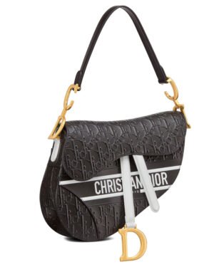 Christian Dior Saddle Bag Black
