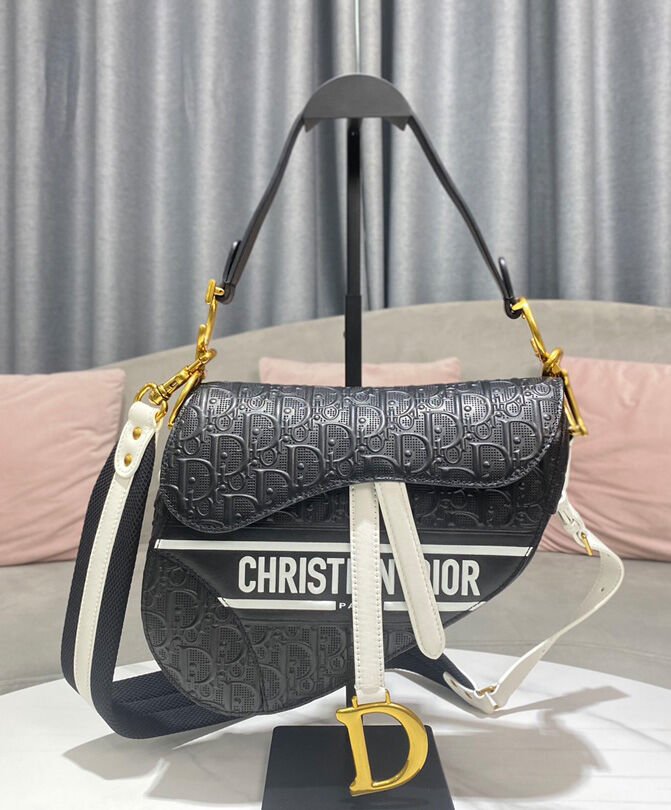 Christian Dior Saddle Bag Black - Image 2