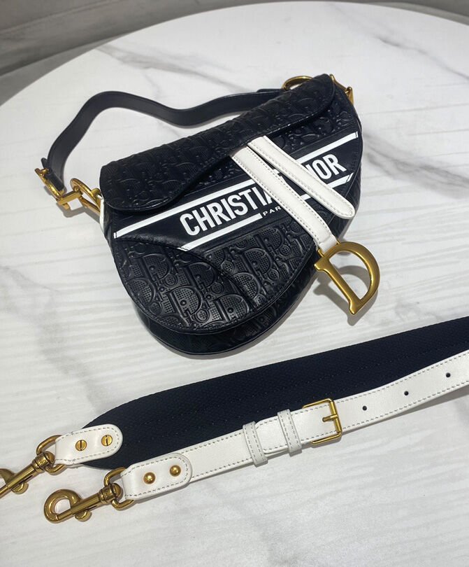 Christian Dior Saddle Bag Black - Image 4