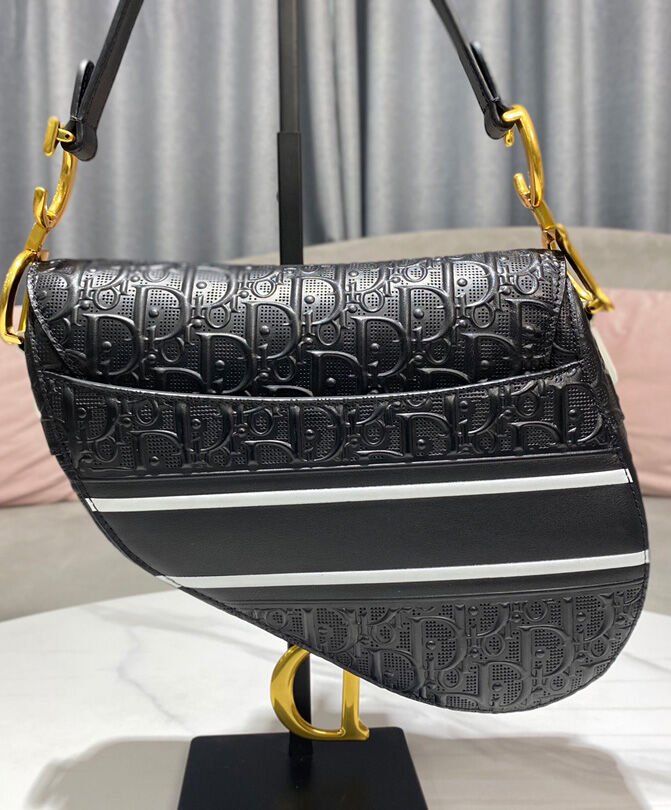 Christian Dior Saddle Bag Black - Image 7