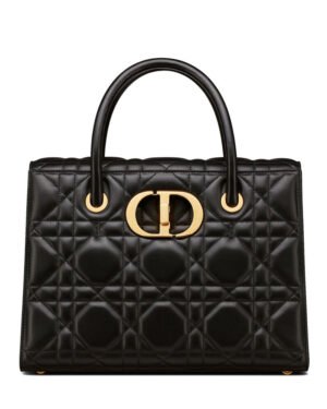 Christian Dior Large St Honore Tote Black