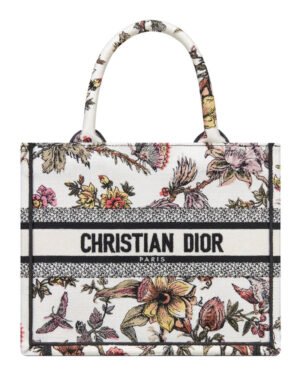 Christian Dior Small Dior Book Tote Cream