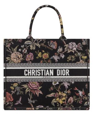 Christian Dior Large Dior Book Tote Black