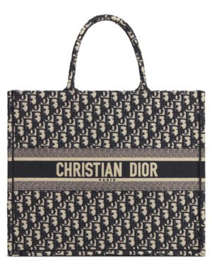 Christian Dior Book Tote bag M1286 Dark Blue