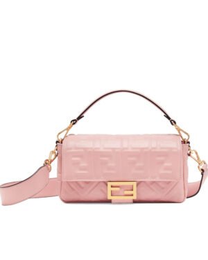 Fendi Baguette Leather Bag 8BR600 Pink