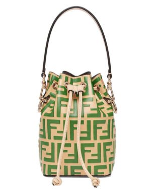 Fendi Mon Tresor Leather Mini-bag 8BS010 Green