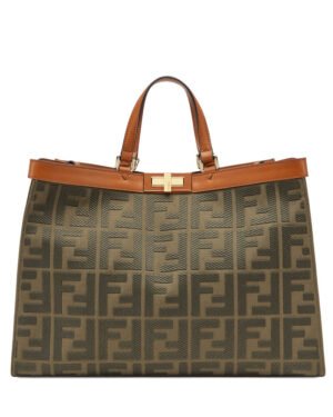 Fendi Peekaboo X-Tote Coffee
