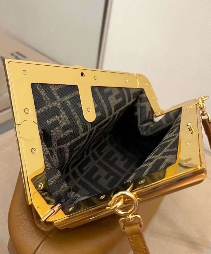 Fendi First Small 8BP129 Coffee - Image 7