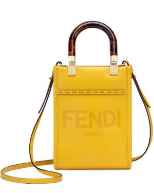 Fendi Mini Sunshine Shopper 8BS051 Yellow