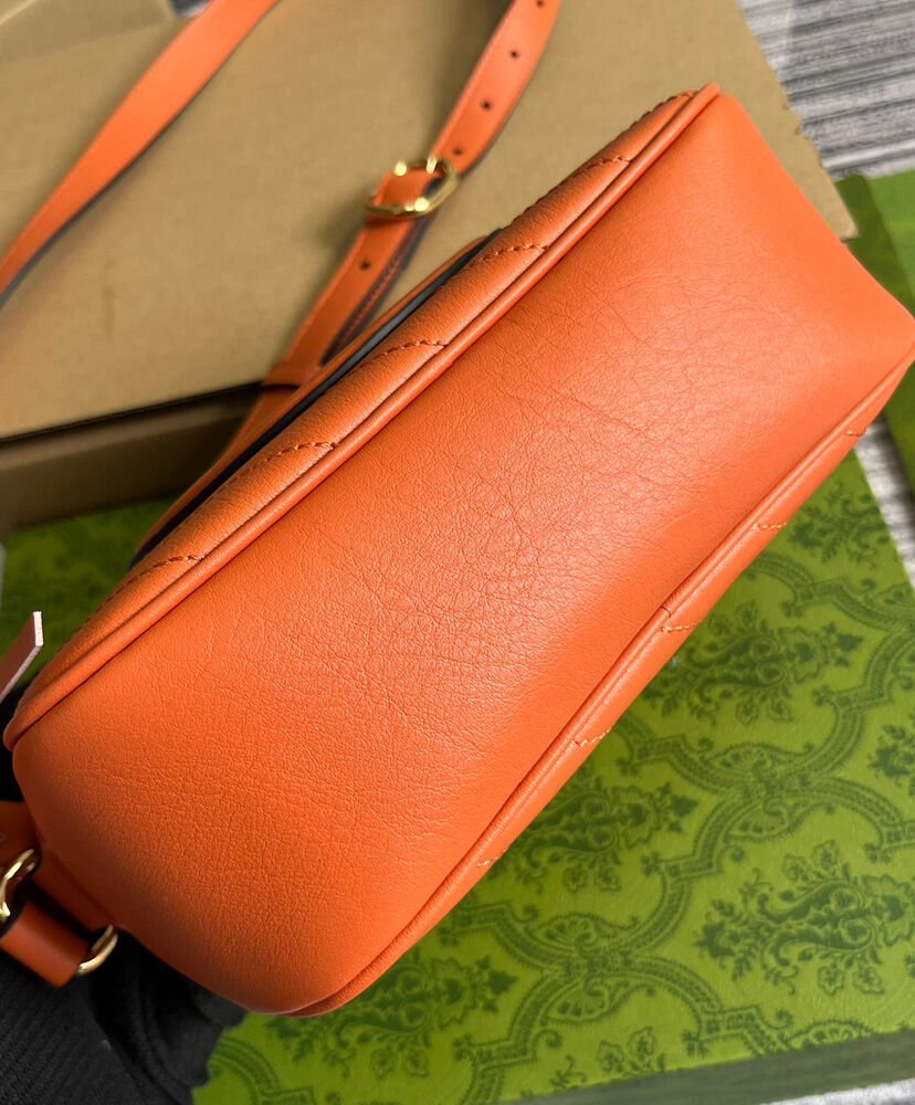 Gucci Blondie Small Shoulder Bag 742360 Orange - Image 6