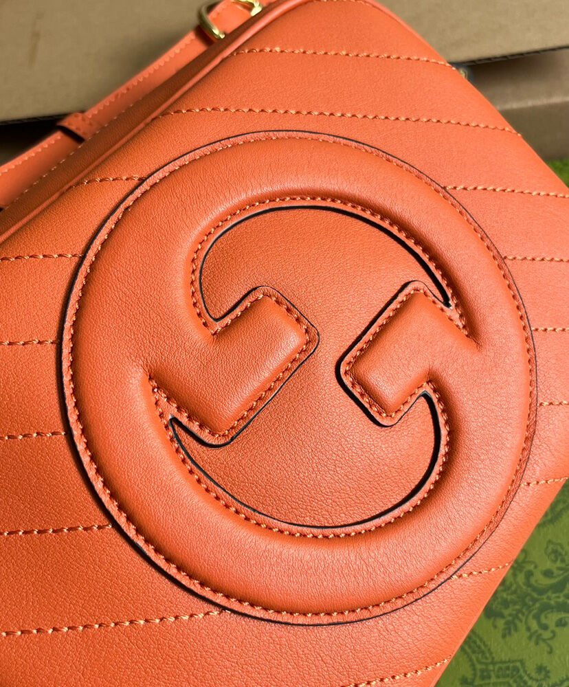 Gucci Blondie Small Shoulder Bag 742360 Orange - Image 7