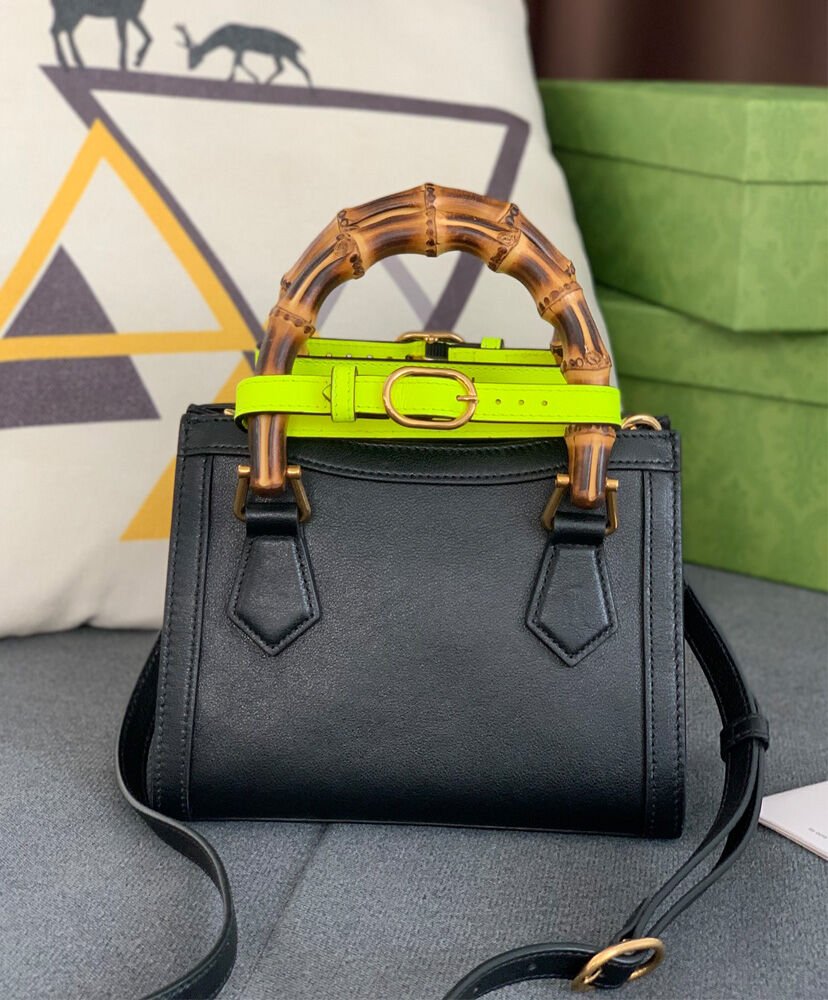 Gucci Diana Mini Tote Bag 655661 Black - Image 5