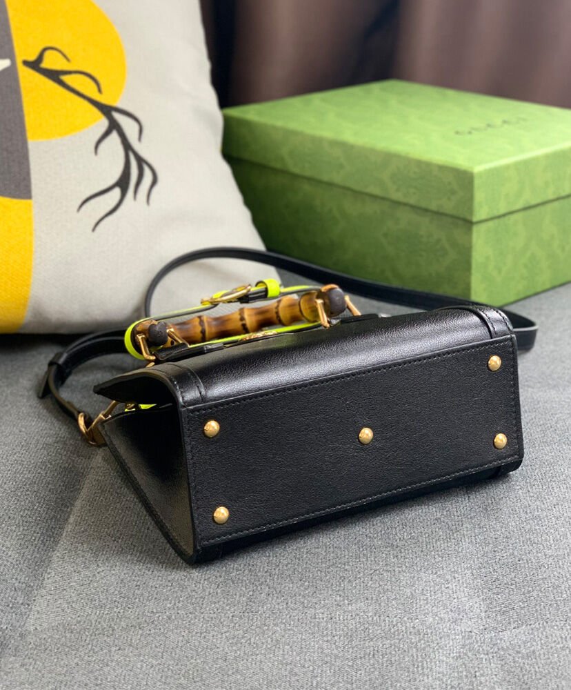 Gucci Diana Mini Tote Bag 655661 Black - Image 6