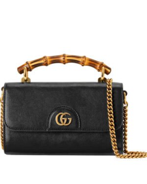 Gucci Diana Mini Shoulder Bag 675795 Black