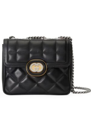 Gucci Deco Mini Shoulder Bag 741457 Black